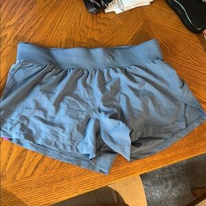 Women's Blue Athletic Shorts